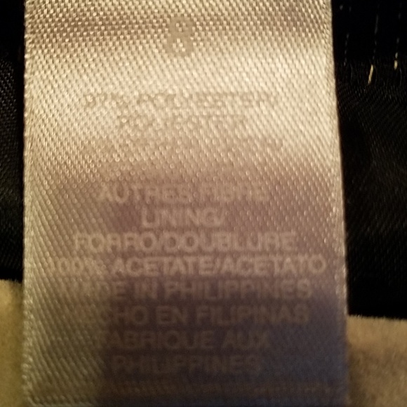 Liz Claiborne womans black w tan jacket - Picture 6 of 6